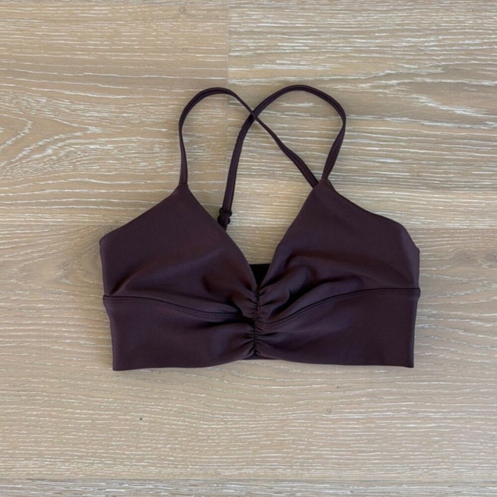 Alo Yoga Sports Bra Airlift Divine Size Estimated XS Brown